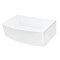 Nantucket Sinks 33 Inch White Farmhouse Fireclay Sink with Curved Apron FCFS3320CA-W - alternate 3